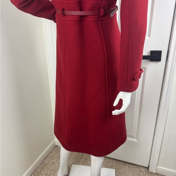 MaxMara Red Wool Coat - Picture 10 of 16
